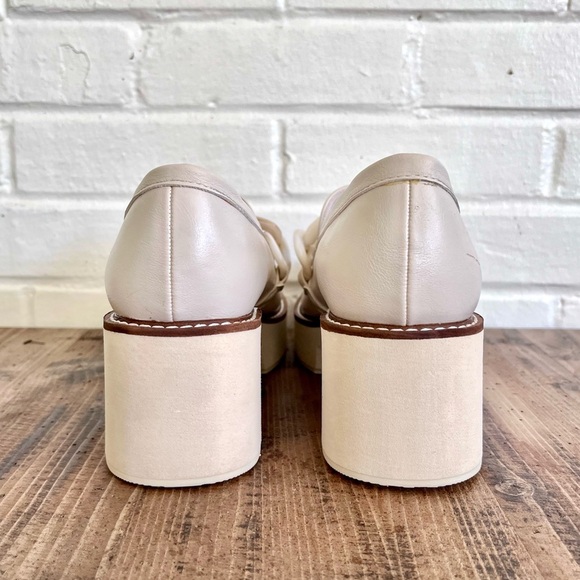Coconuts by Matisse Louie Platform Loafers in Cream, SZ 8 EUC - Picture 7 of 9